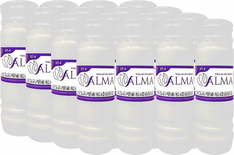 Parafínový Vklad do Lampy ALMA BT-4 ~96H, 16 ks